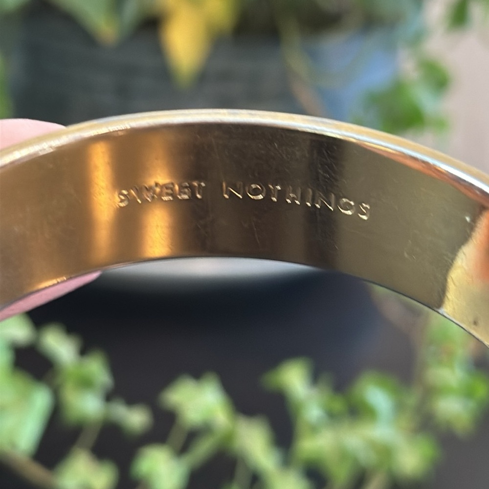 Kate Spade A Rose Is A Rose Bangle Bracelet Rare - Picture 6 of 6